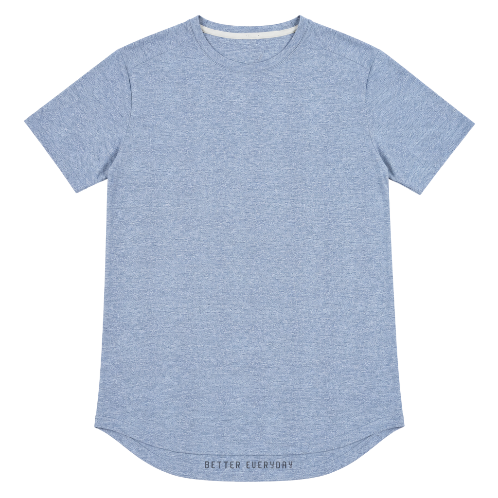 Lululemon Metal Vent Tech Short Sleeve Shirt Blue Space Dye 1