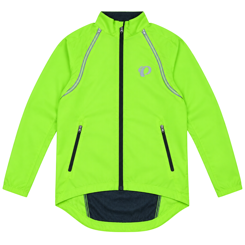 Convertible Pearl Izumi Elite Cycling Jacket S Neon Yellow Windbreaker/tank 1