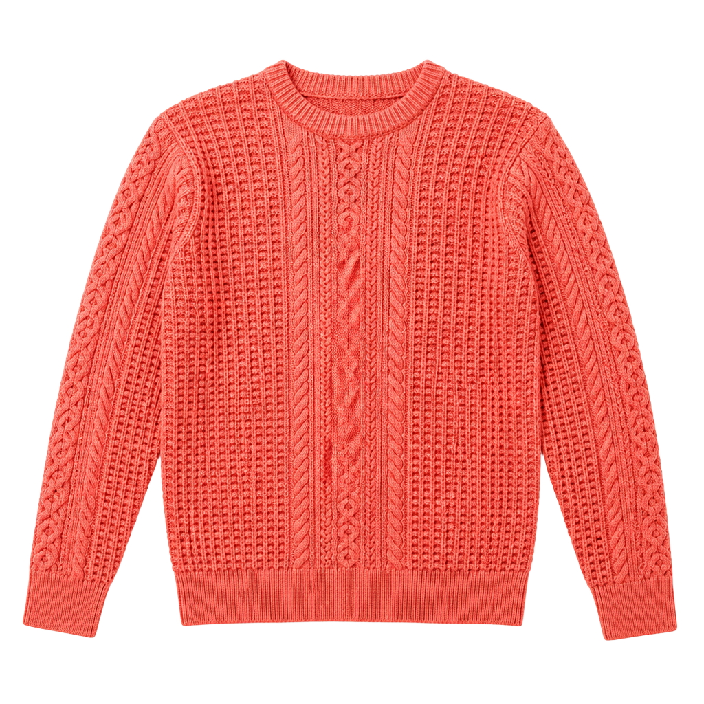 NWT J Crew SZ XL 100% Cotton Cableknit Sweater In Coral GrannyCore Color Of 2024 1