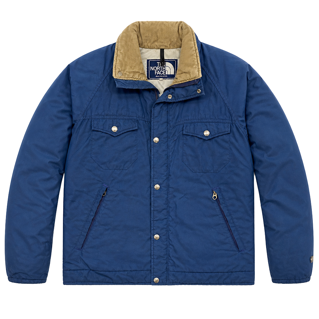 VTG 1980s The North Face Blue Tag Down Jacket Men's M - Made in USA 1