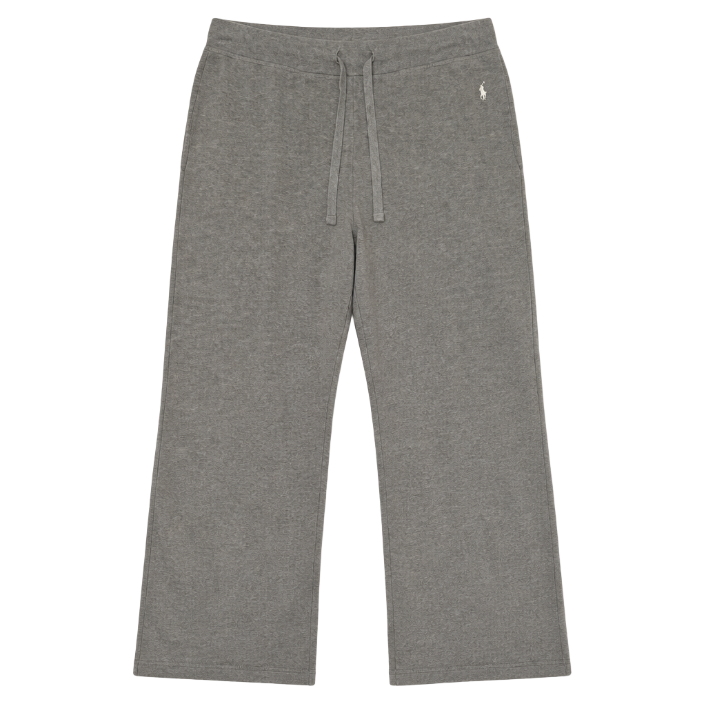 Polo Ralph Lauren Men's Gray Waffle Knit Drawstring Logo Pajama Pants XL 1
