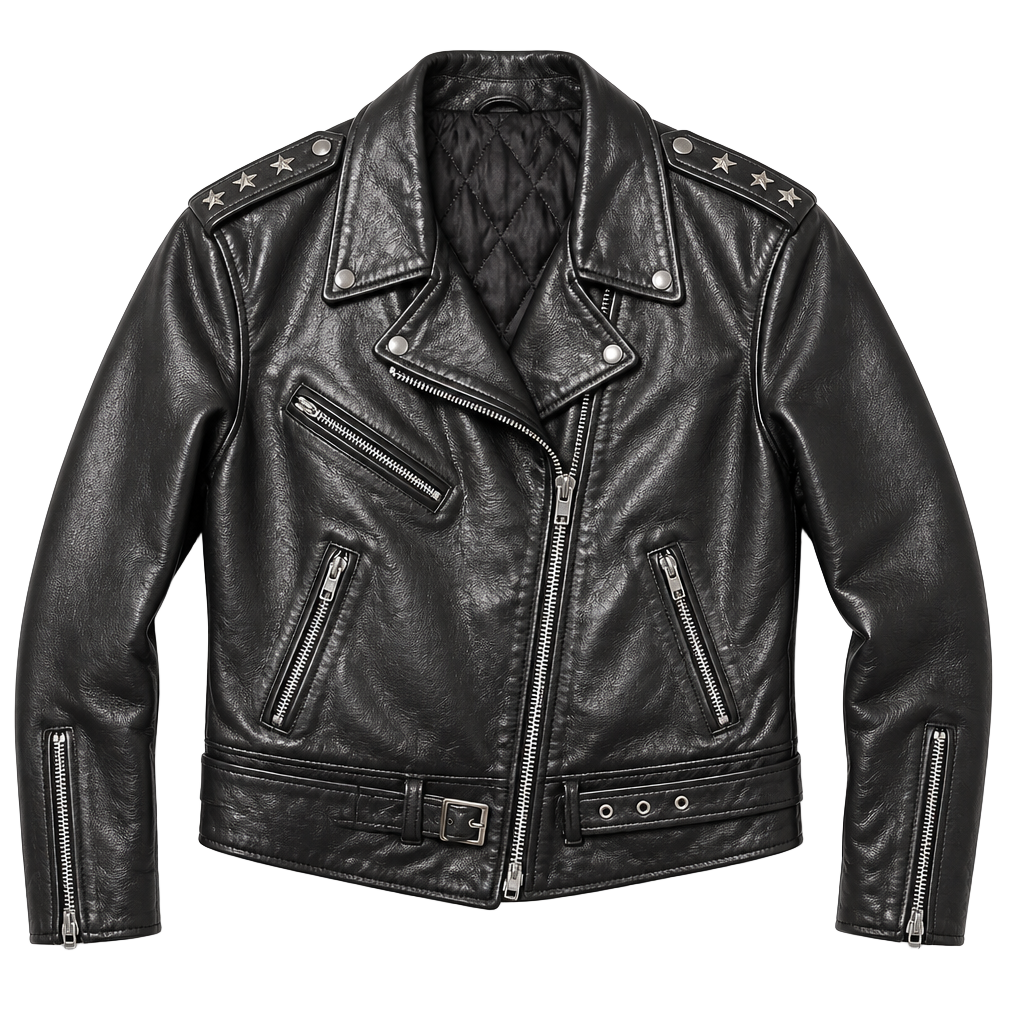 Schott NYC Perfecto 116W Women’s Black Leather Moto Biker Jacket Lined Sz 12 1