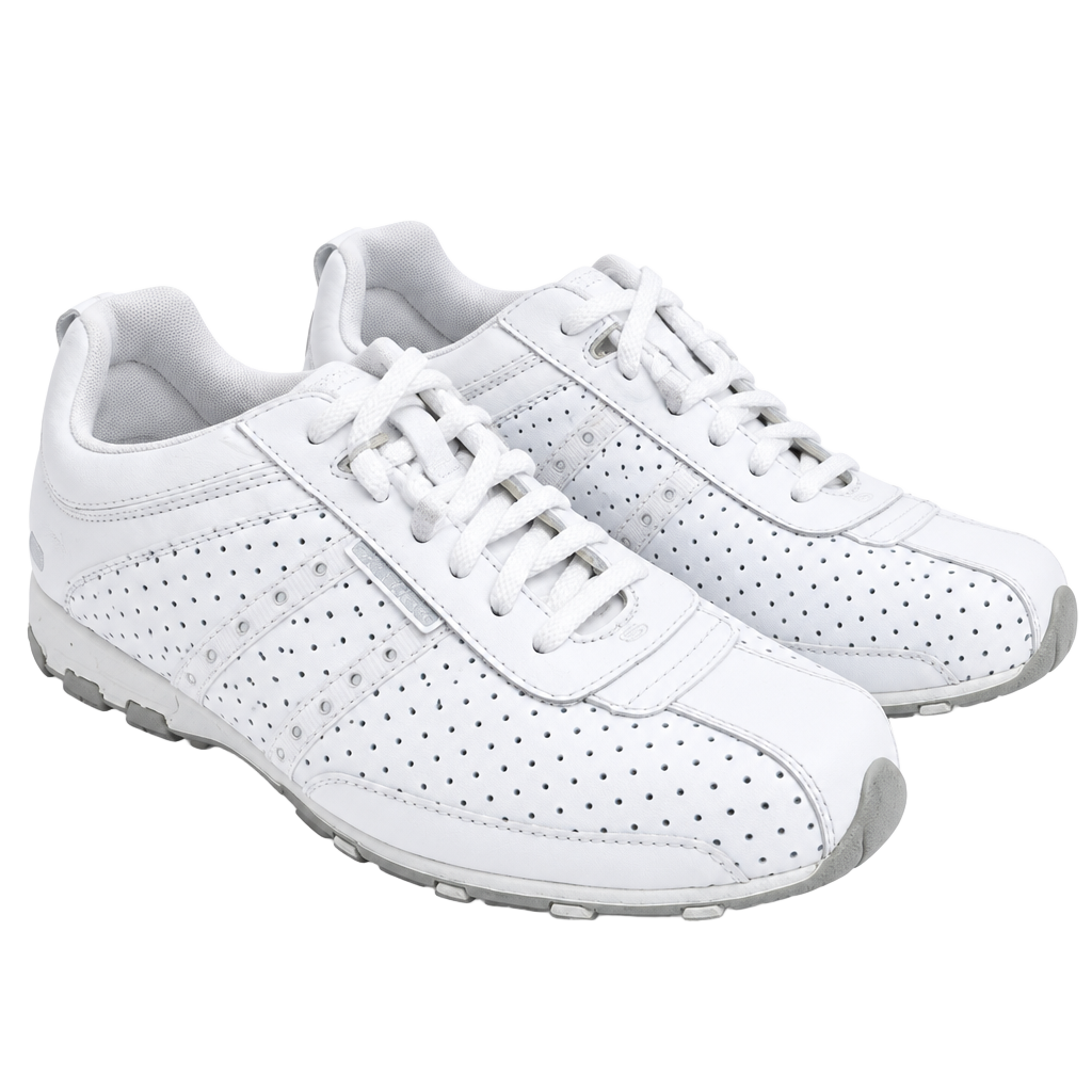 Skechers White Leather Sneakers 1