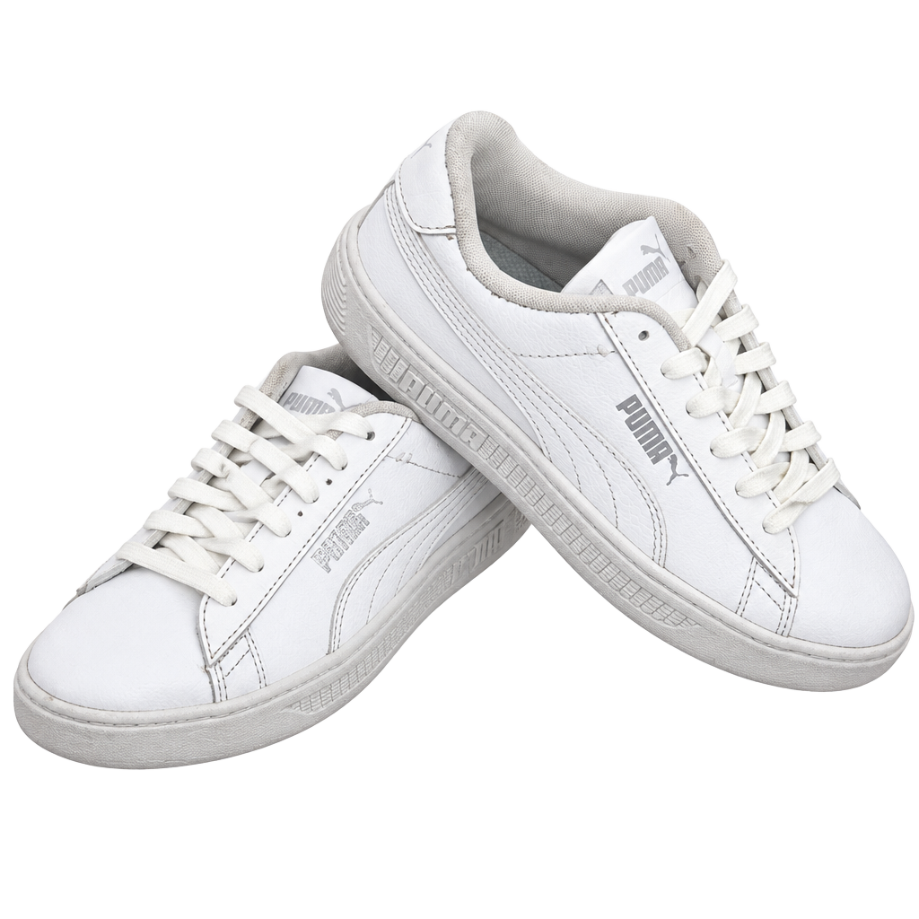Puma Smash Platform v3 Sneakers White Silver 1