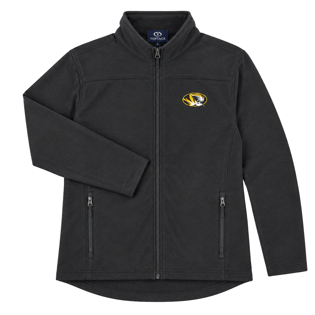 Vantage Missouri Tigers Full-Zip Jacket Black 1