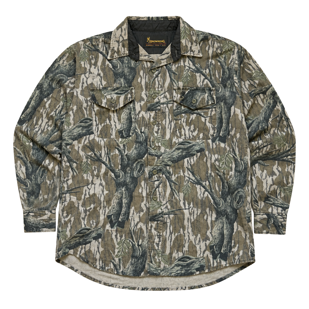 Browning Camo Button Down Shirt 1