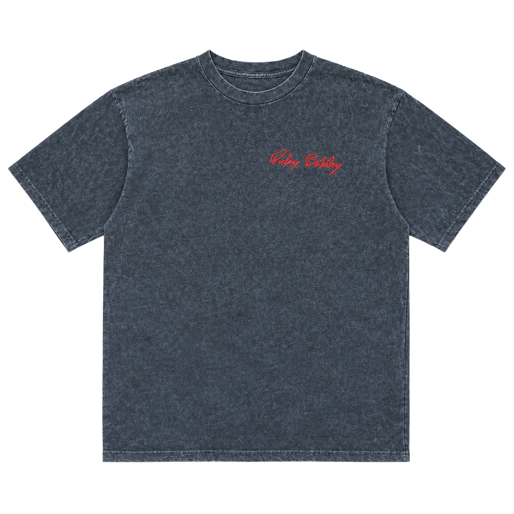 Talladega Nights Ricky Bobby Graphic T-Shirt Size L Gray Cotton 1