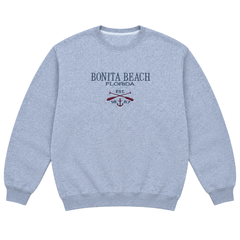 Ragwear USA Bonita Beach Florida Sweatshirt Size XL Grey Crewneck 1