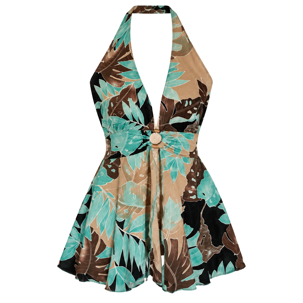 Pretty good babydoll halter top 1