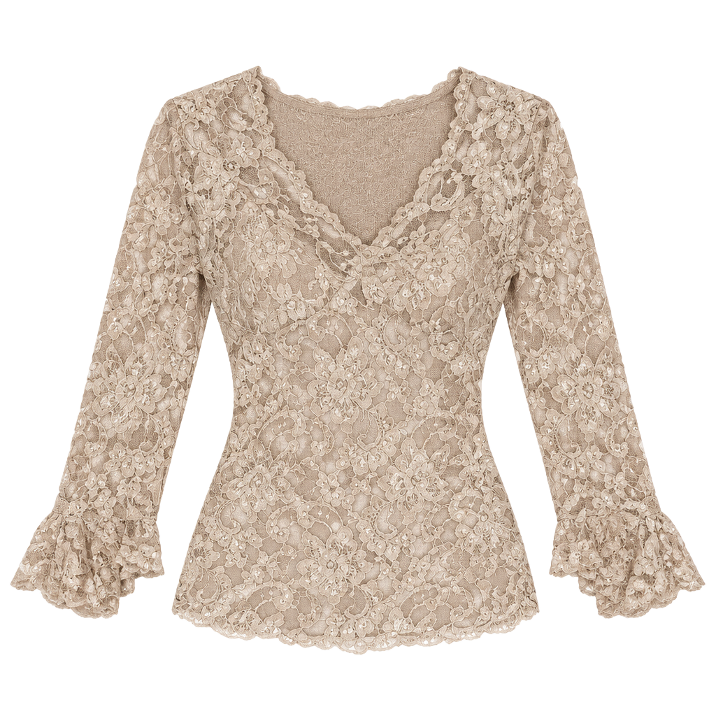 Floral lace long-sleeve 1