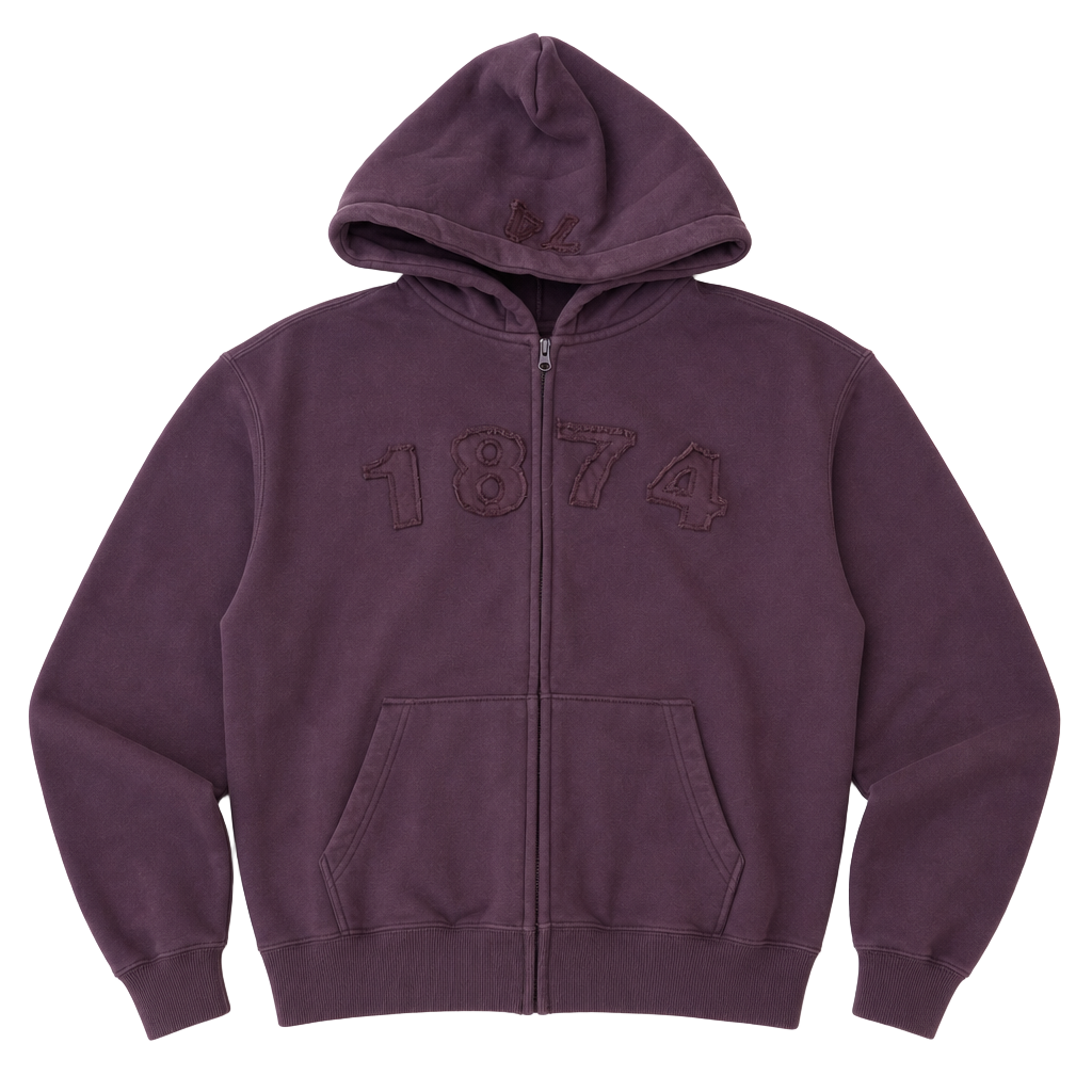 Cactus Plant Flea Market 1874 Zip-Up Hoodie 1
