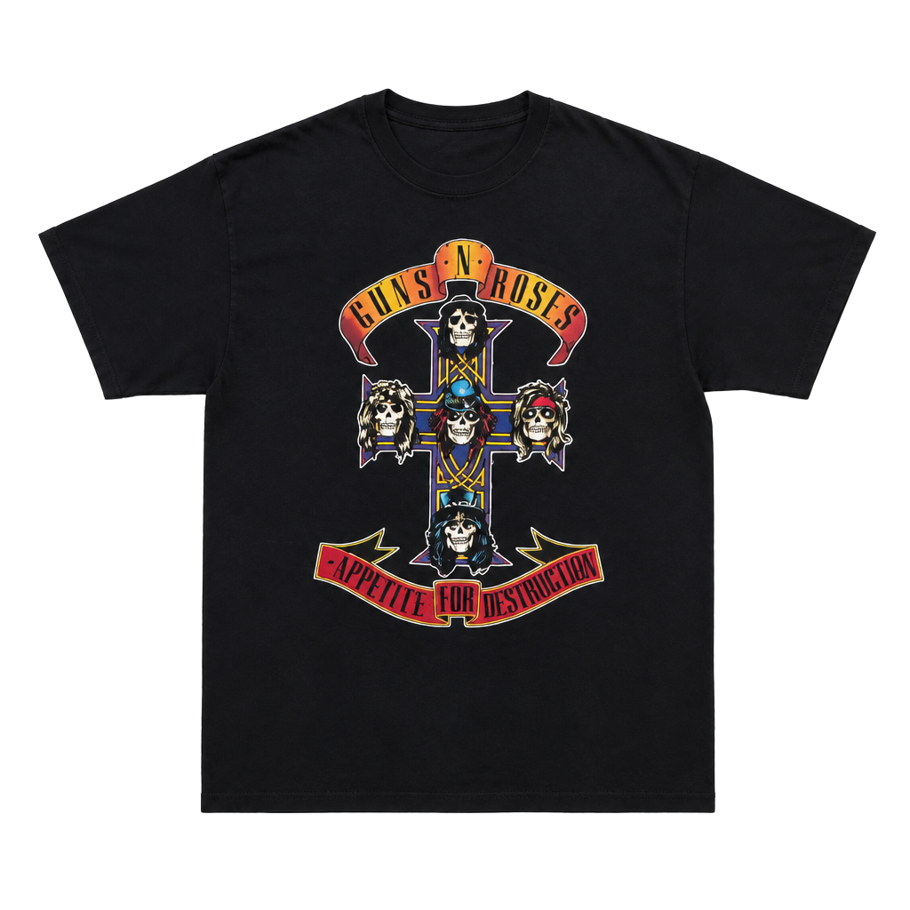 Guns N' Roses Appetite For Destruction Band T-shirt 1