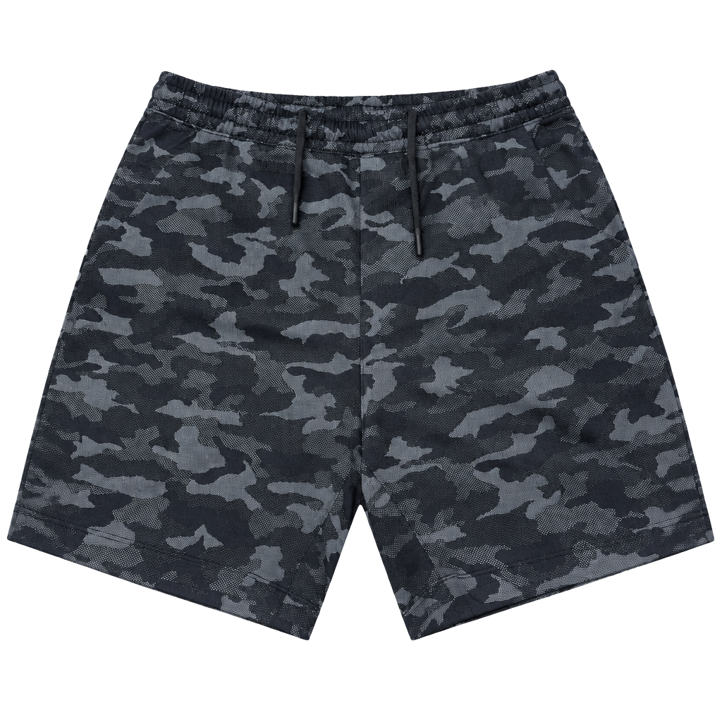 Lululemon Pace Breaker 9" Lined Shorts Men's Size M Variegated Mesh Camo Black 1