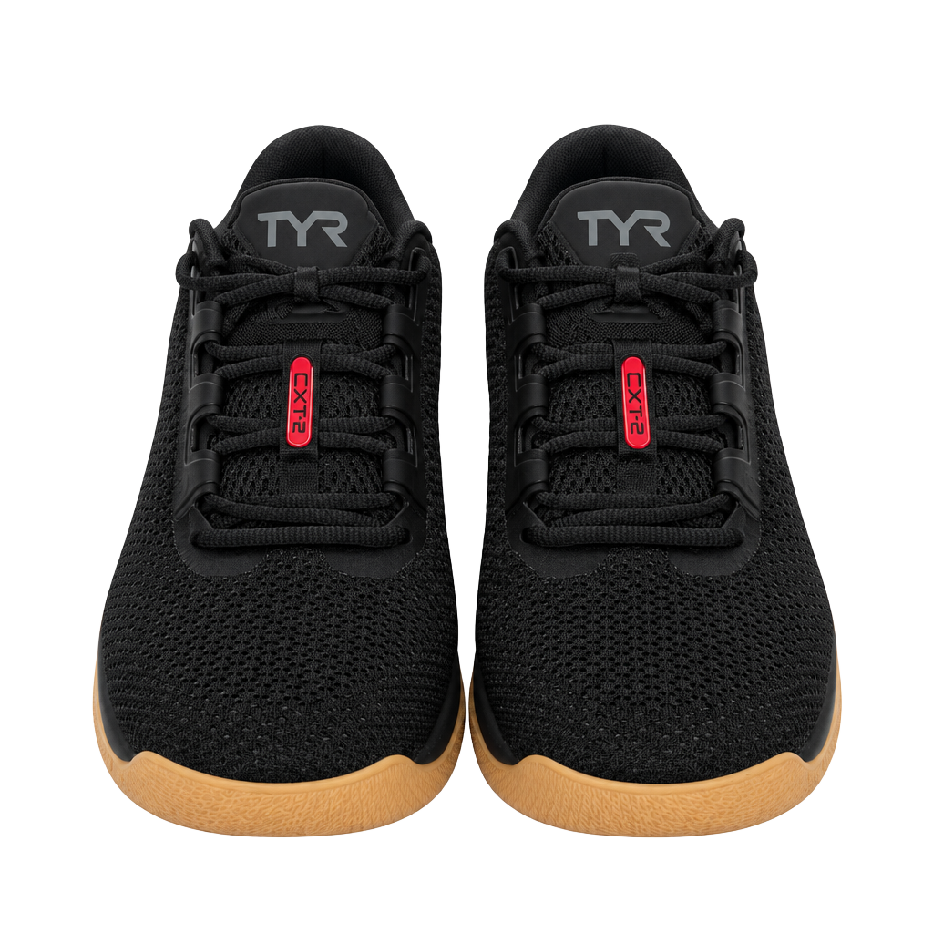 TYR CXT-2 Trainer Size M11.5/W13 Black Gum Crossfit Shoes 1