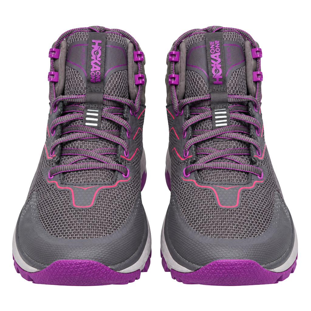 Hoka One One Toa GTX Size 7.5 Gray Purple Hiking Boots 1