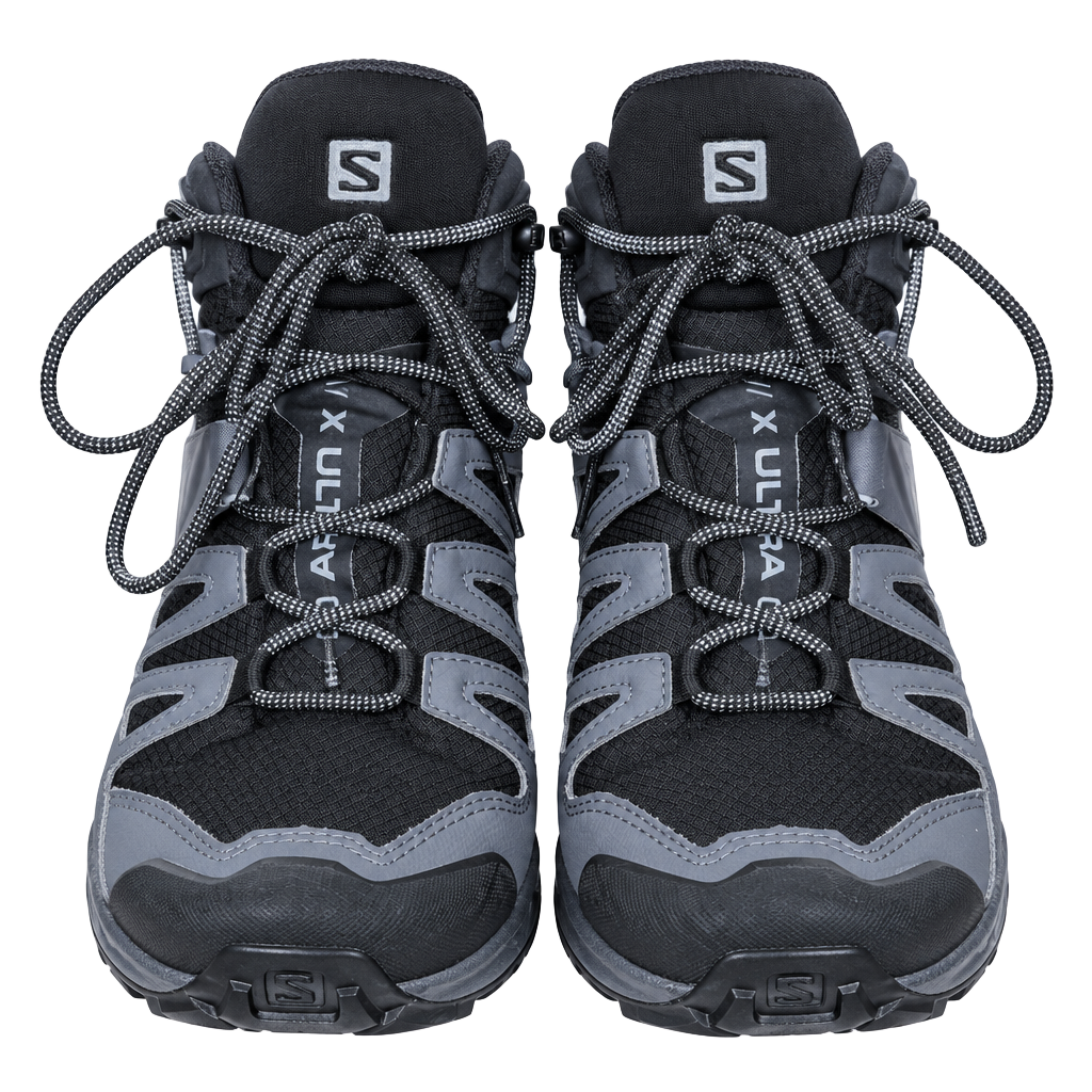 Salomon Men’s X Ultra 4 Mid GORE-TEX Black Hiking Boots 1