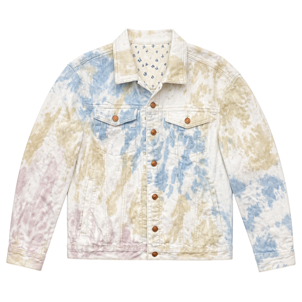 Pilcro Tie-Dye Denim Jacket 1