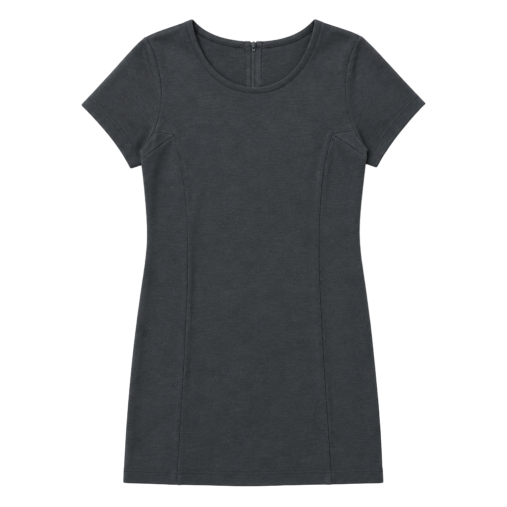 Lolë Black Short Sleeve Dress Size M 1
