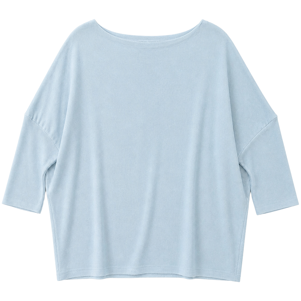Petal & Pup 100% cotton Women’s Ultra Soft blue Oversized Sweater M/L 1