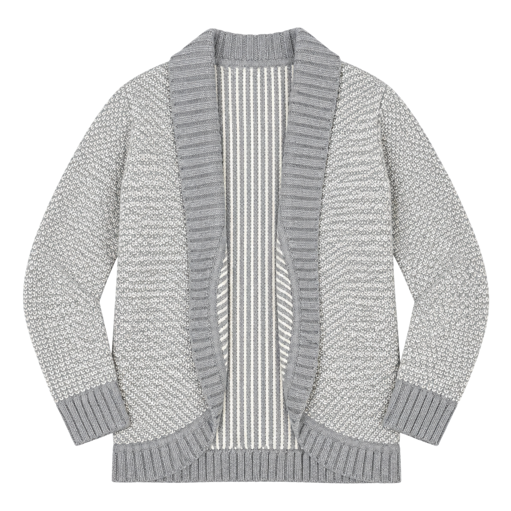 Athleta Cardigan Sweater Size XL Gray Wool Cashmere Open Front 1