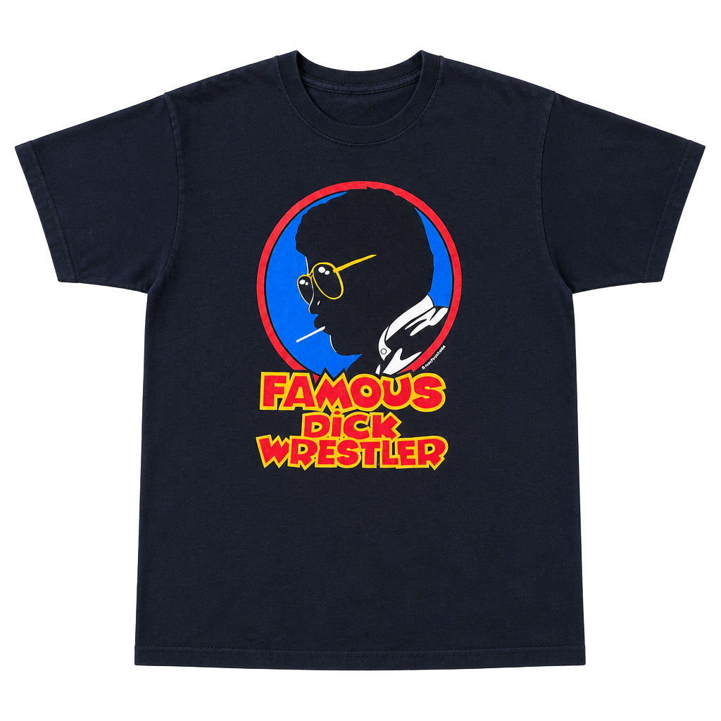 Joey Ryan "Famous Dick Wrestler" Dick Tracy Parody T-Shirt Size XL 1