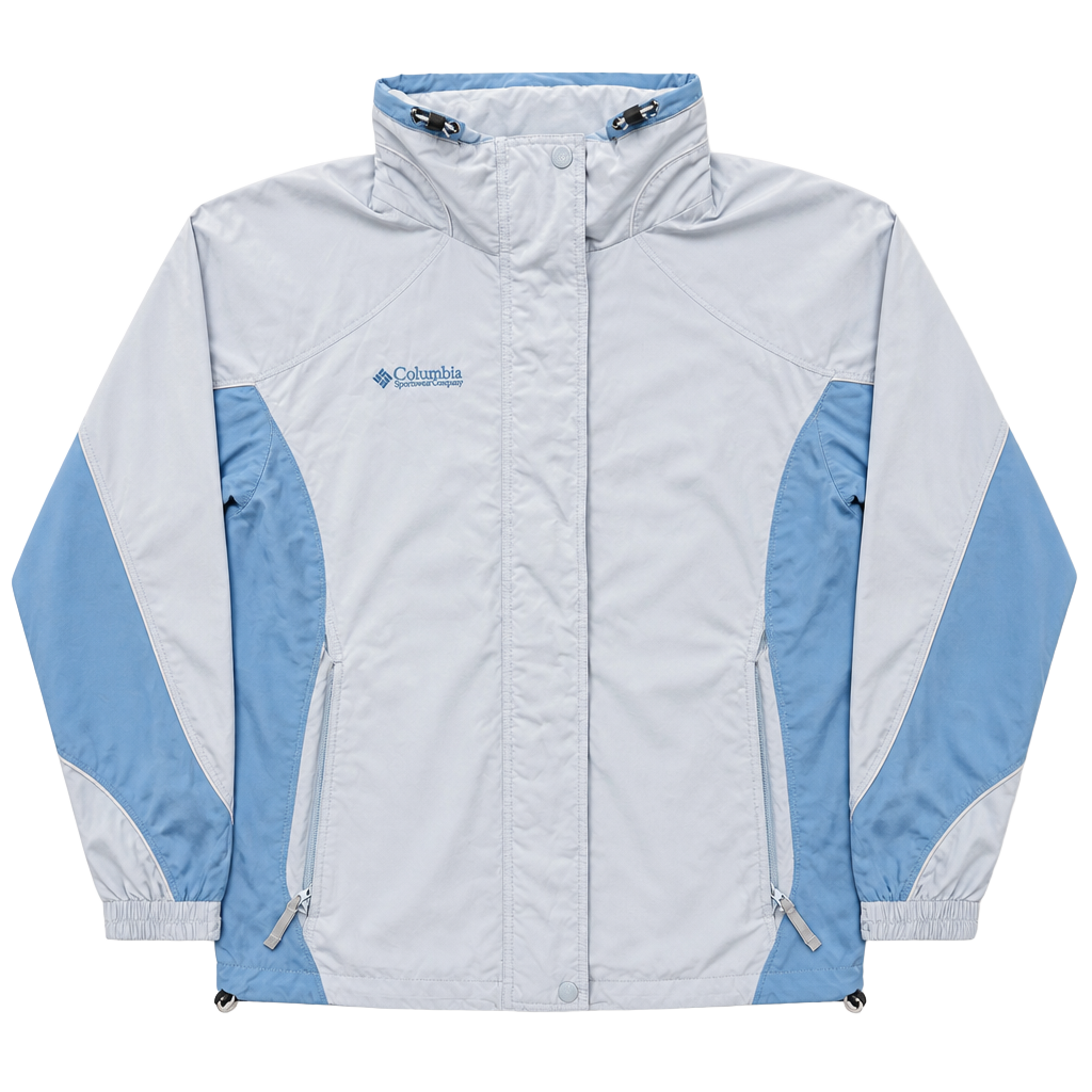 Columbia Sportwear Company Women's Interchange Light Blue Shell Jacket Size L 1