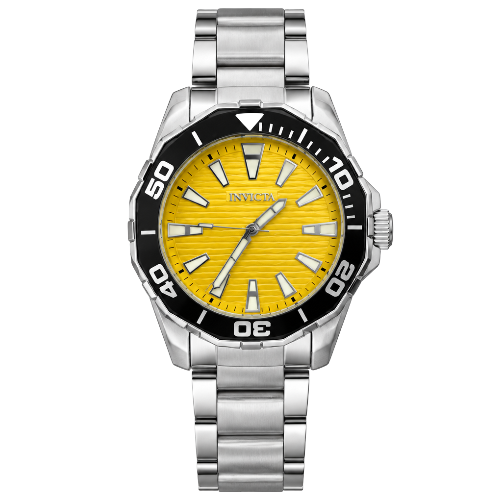 Invicta Meridian Watch 46mm Yellow Dial 001-GA-M-101 1