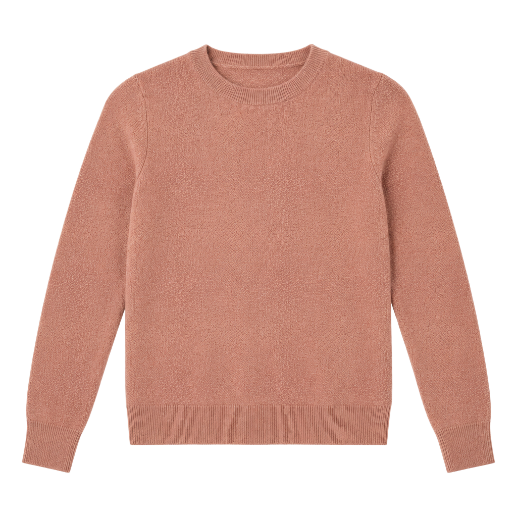 Antonio Melani Cashmere Crewneck Sweater Pink Long Sleeve 1