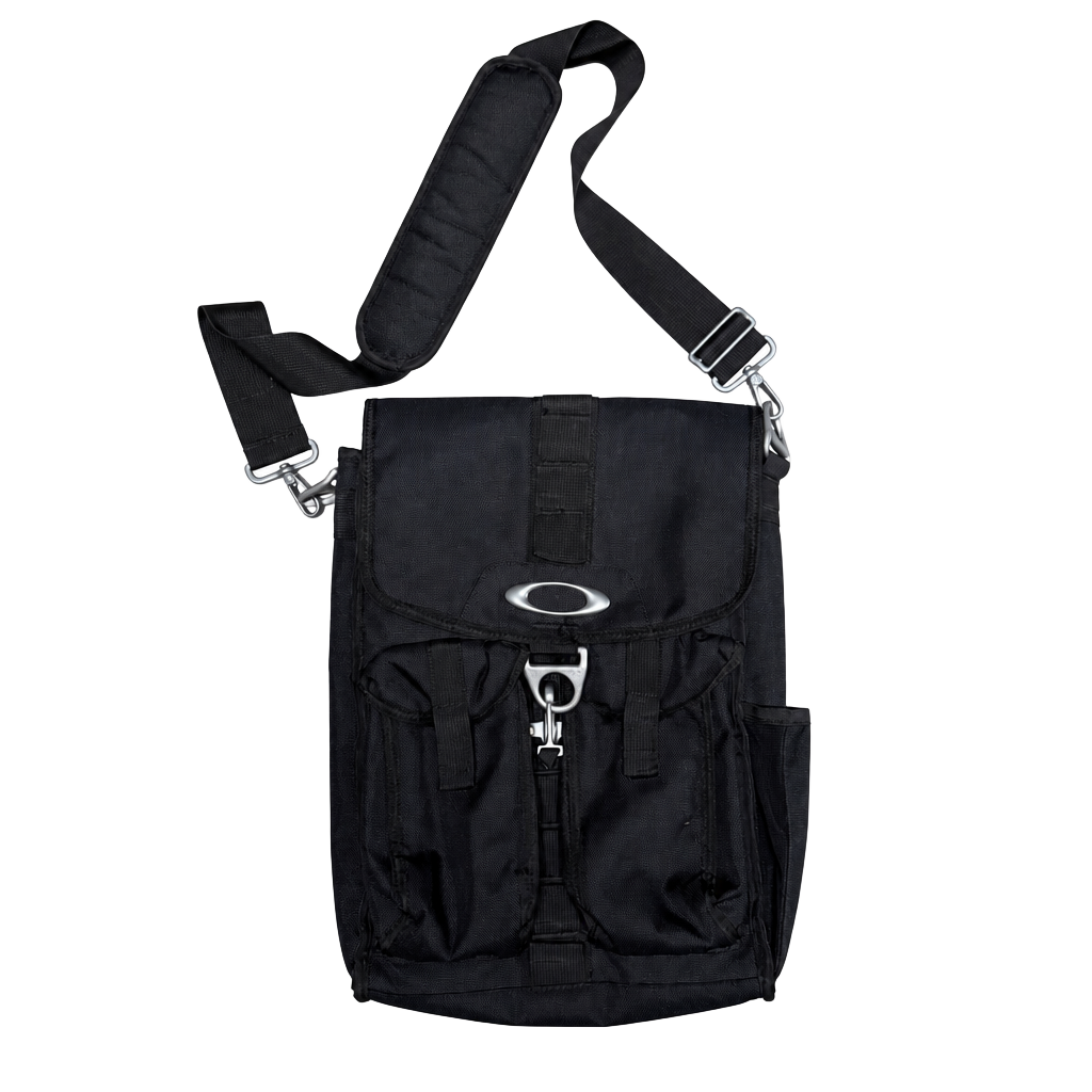 Oakley Dry Goods Vertical Shoulder Bag Black Tactical 1