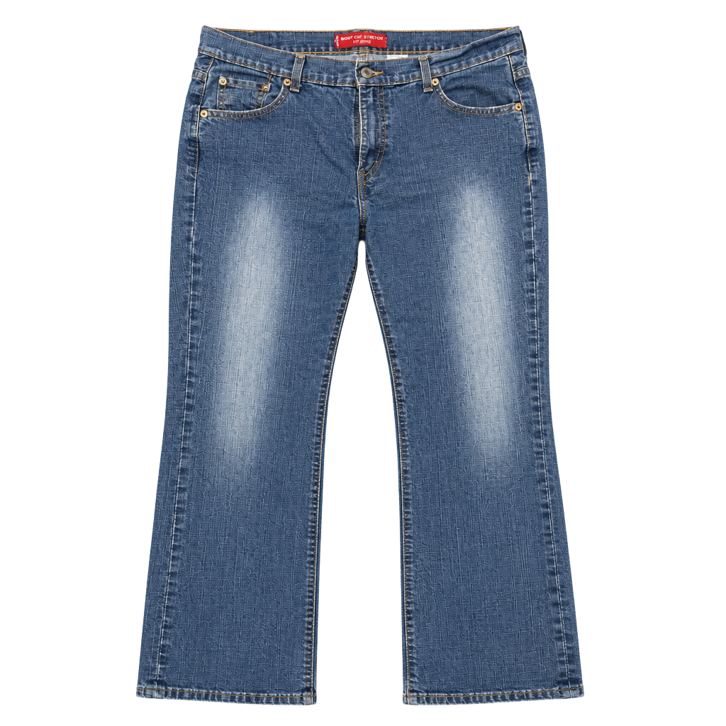 Levi's 515 Nouveau Boot Cut Stretch Jeans Size 14 Medium 1