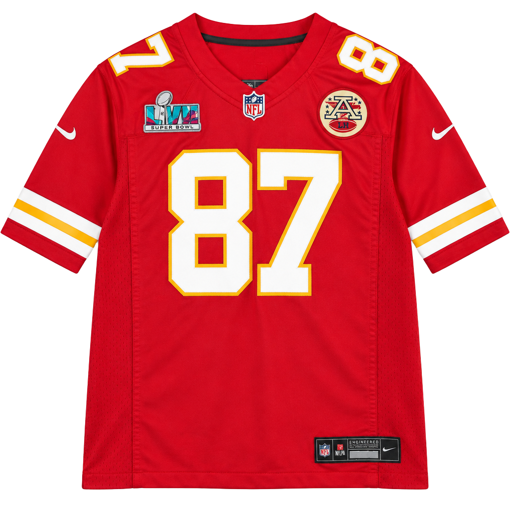 Nike Kansas City Chiefs Travis Kelce Super Bowl LVII Jersey Size M 1