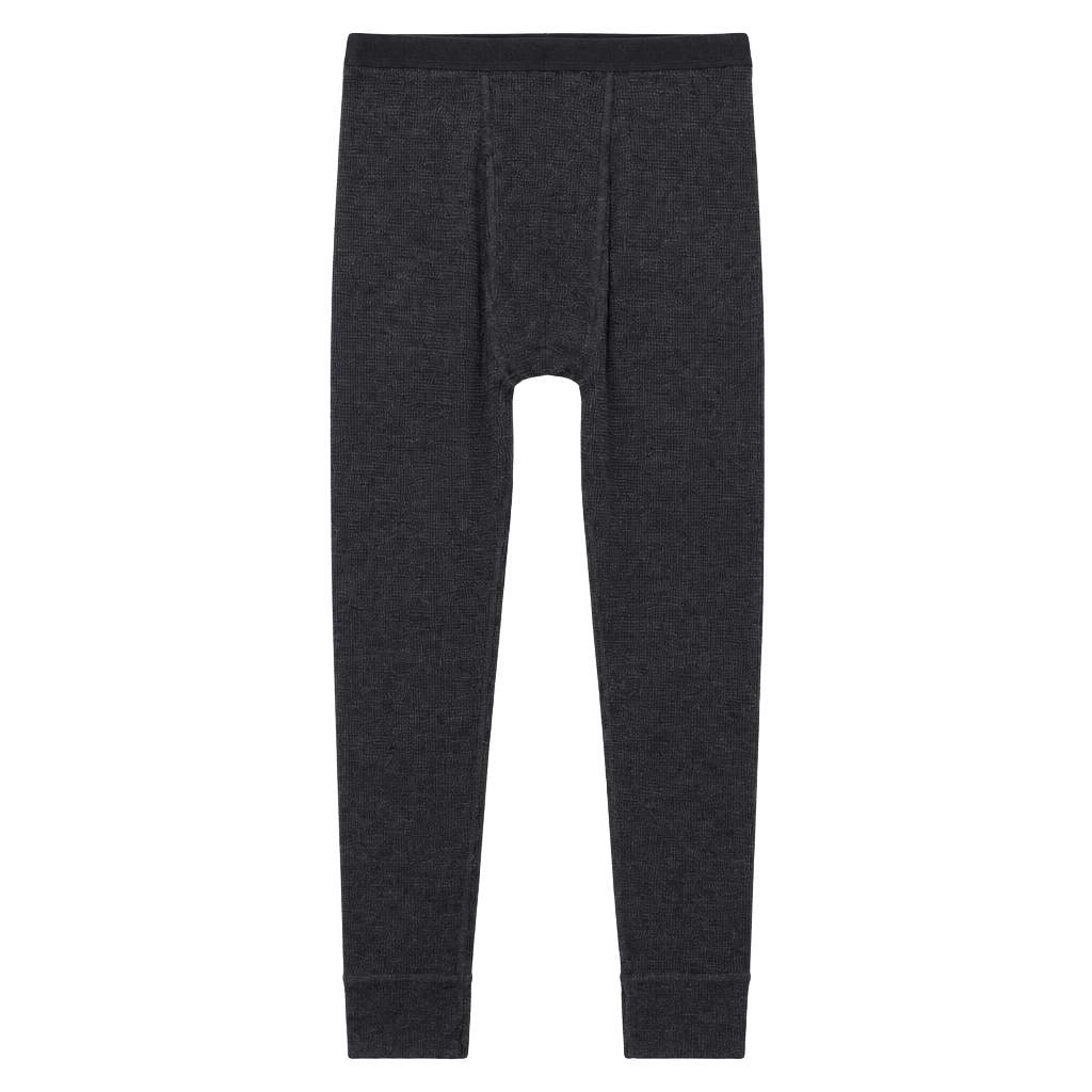 Fruit of the Loom Thermal Underwear Pants Charcoal Gray 1