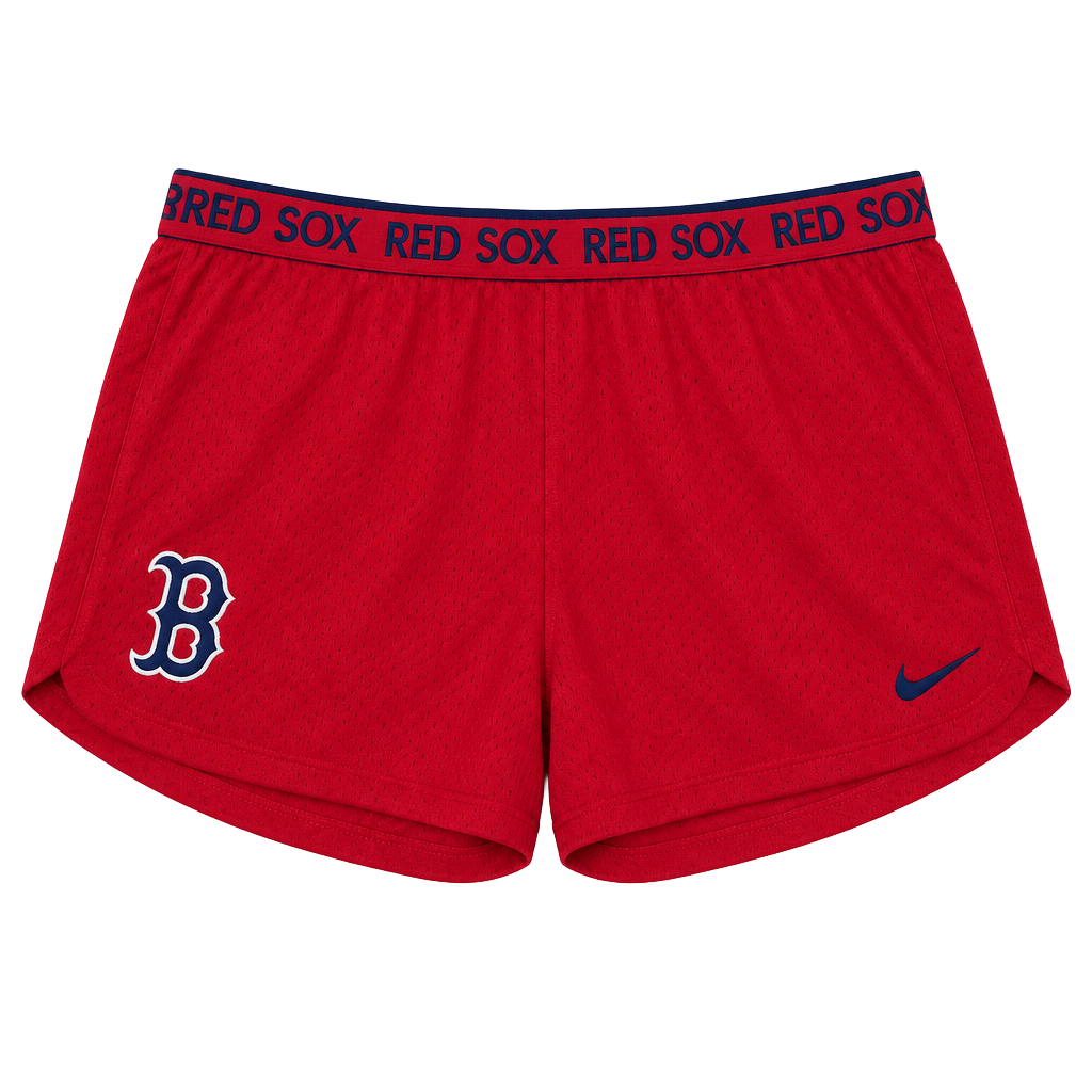 Nike Boston Red Sox Mesh Shorts Size Medium Red Dri-Fit 1
