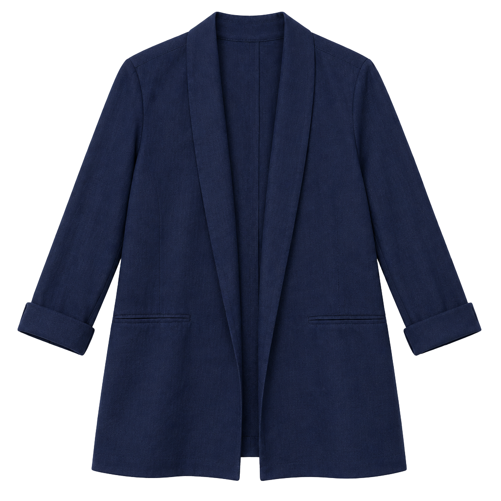 Old Navy Open-Front Blazer Size XL Blue 1