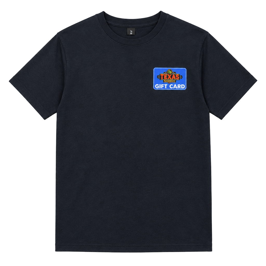 Gildan Texas Roadhouse Gift Card T-Shirt Black 1