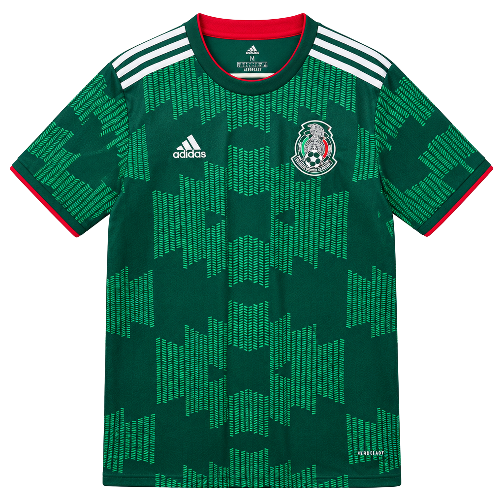 Adidas Mexico Home Soccer Jersey Size L Green Aeroready 1