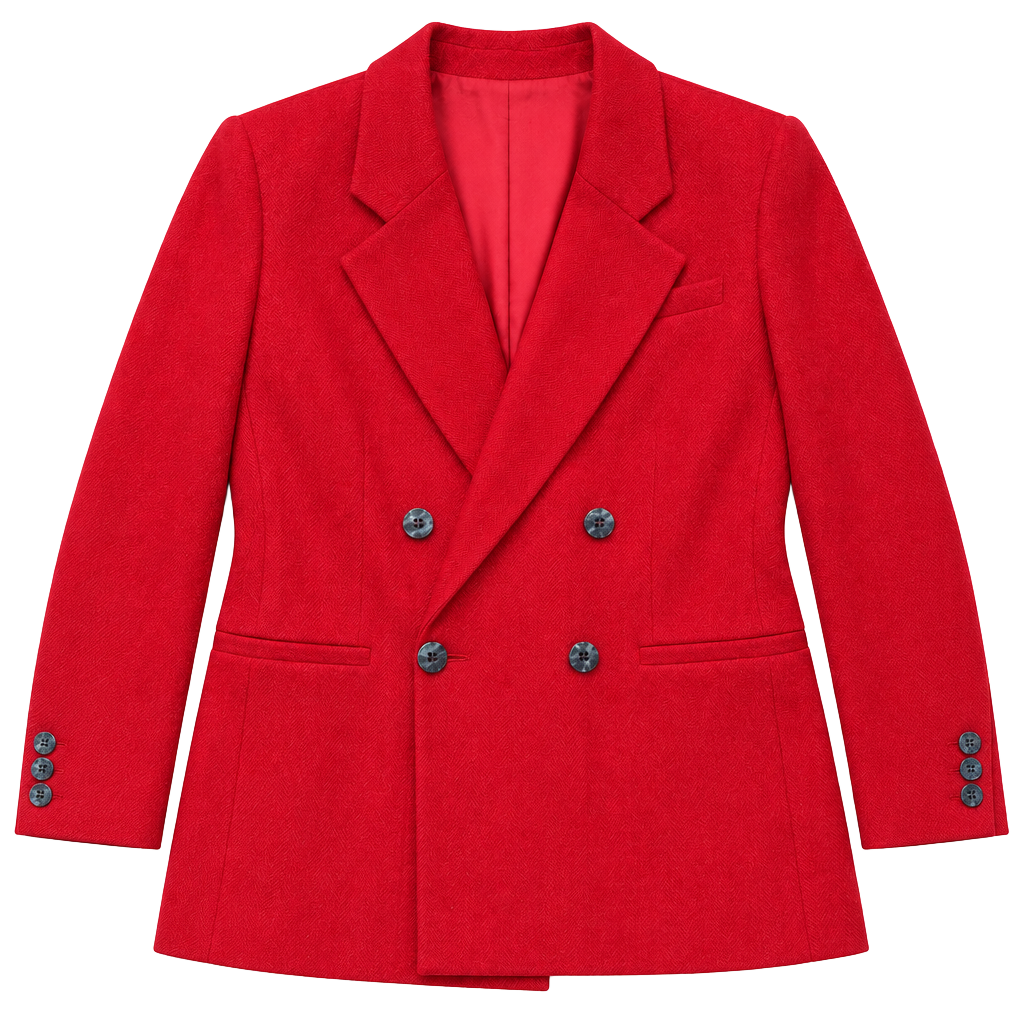 Vintage Preferred Classix Double Breasted Blazer Size 10 Red 1
