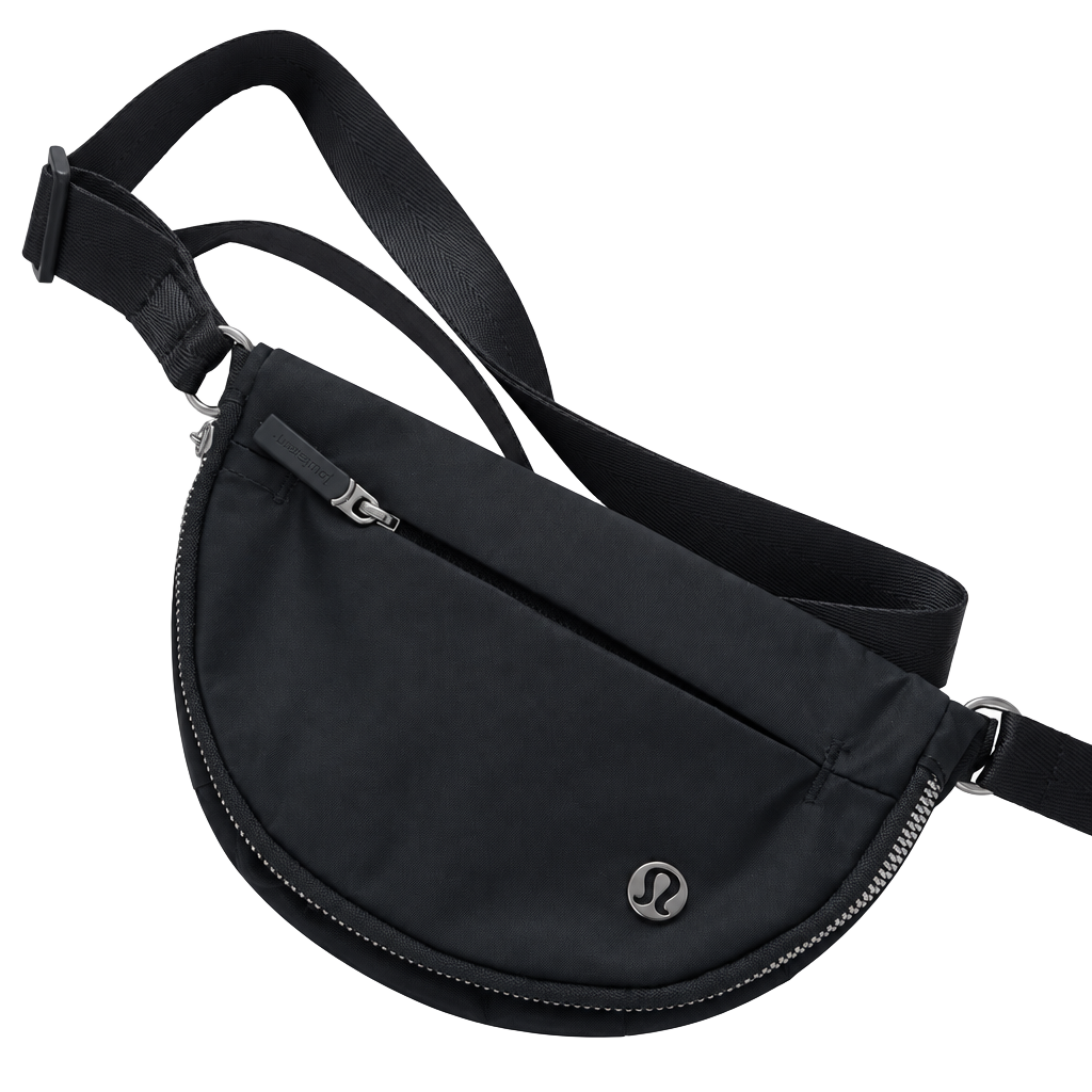 Lululemon Curved Crossbody Bag Black 1