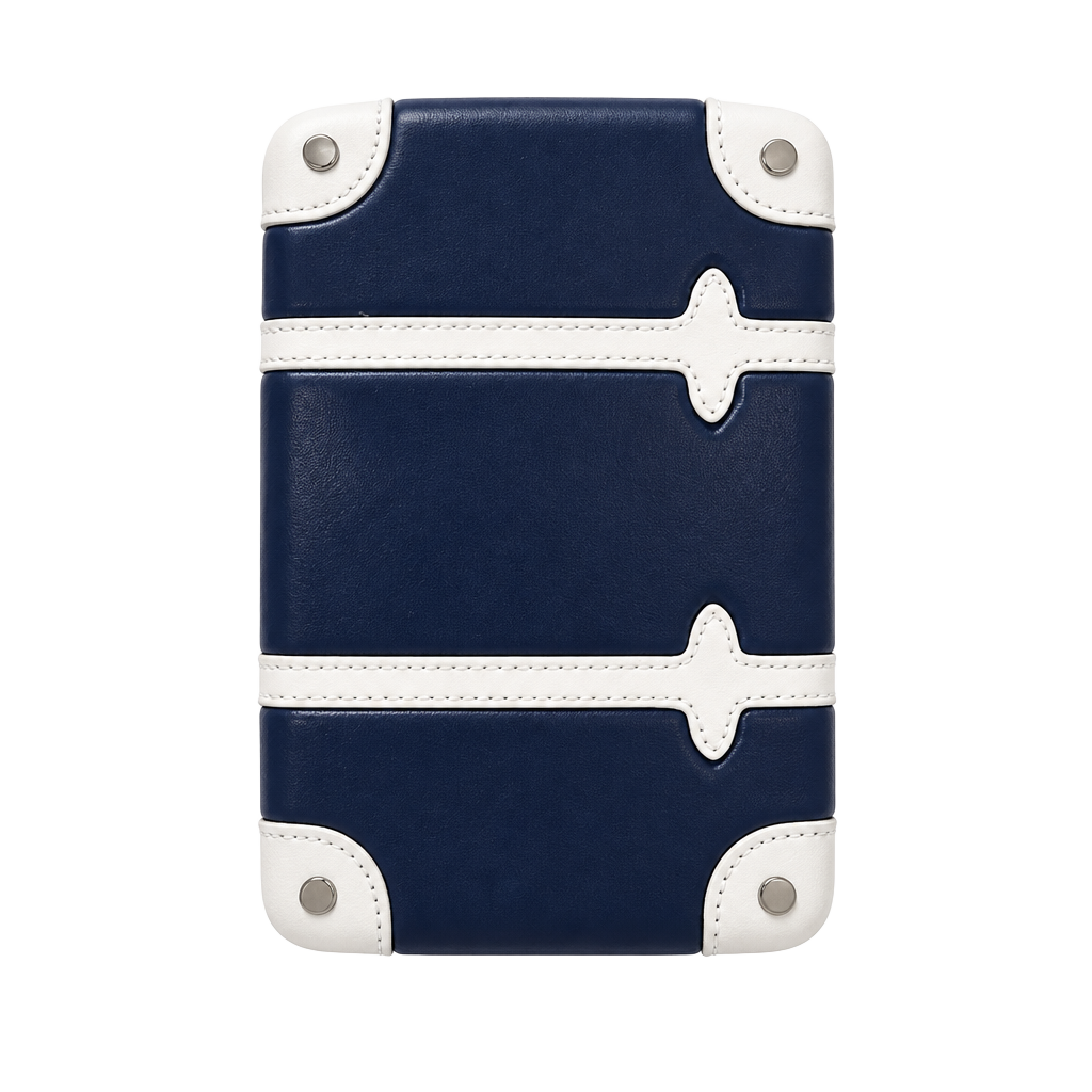 Globe-Trotter ANA First Class Amenity Kit Navy Blue | empty 1
