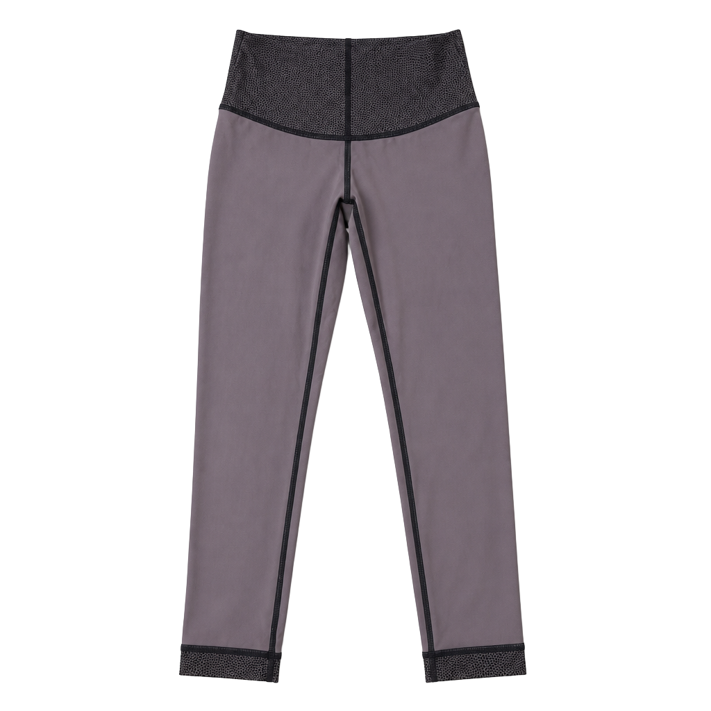 Lululemon Wunder Under Crop III Samba Snake Battleship Black Leggings 1