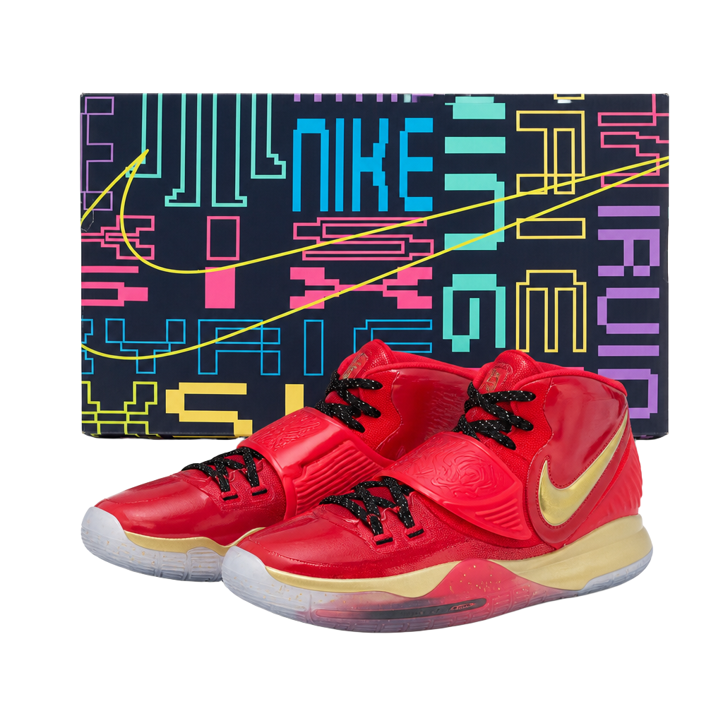 Nike Kyrie 6 Concepts Khepri Red Pink Gold Basketball Shoes 1