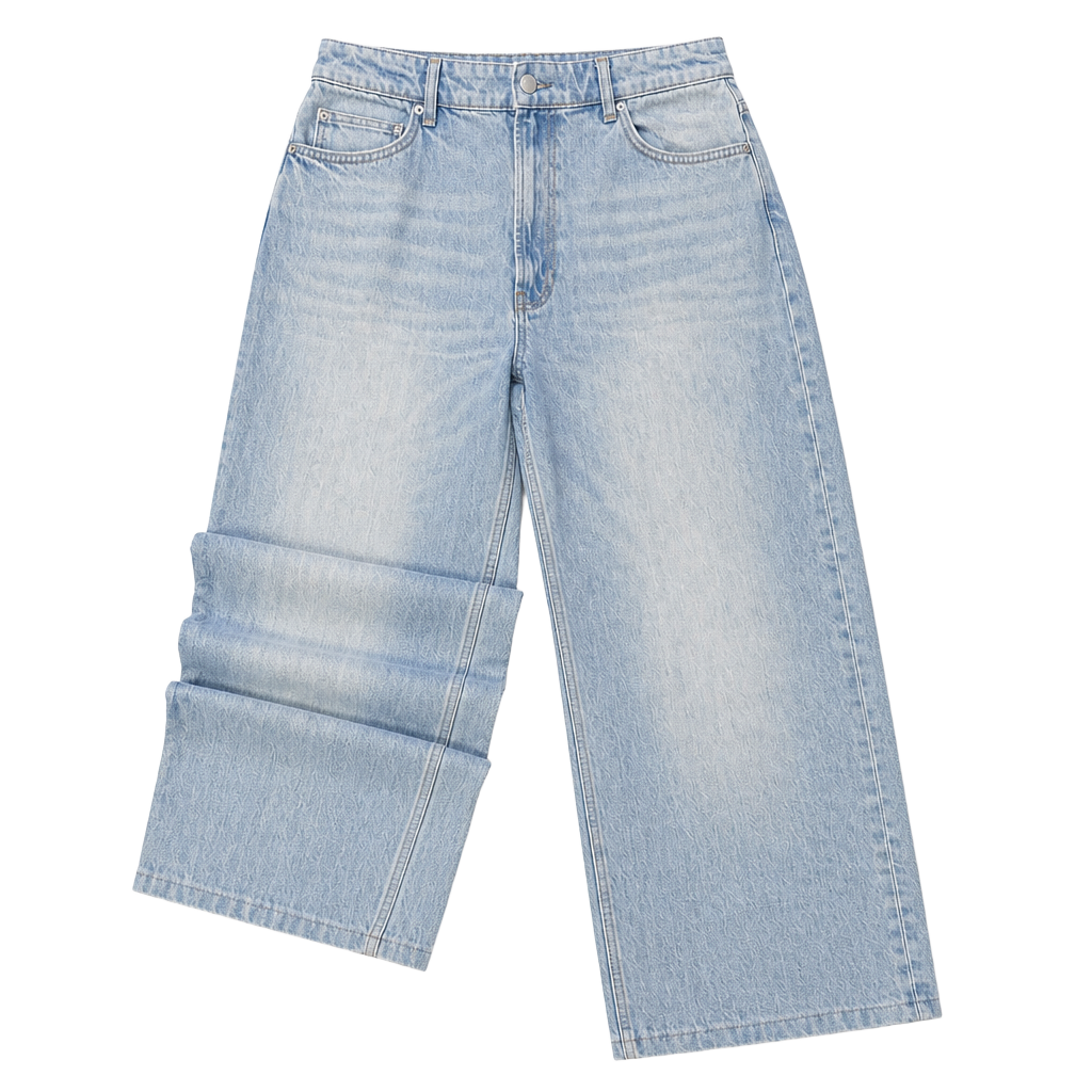 Baggy Y2K jeans ASOS Size 32/30 Light Wash Denim Pants 1