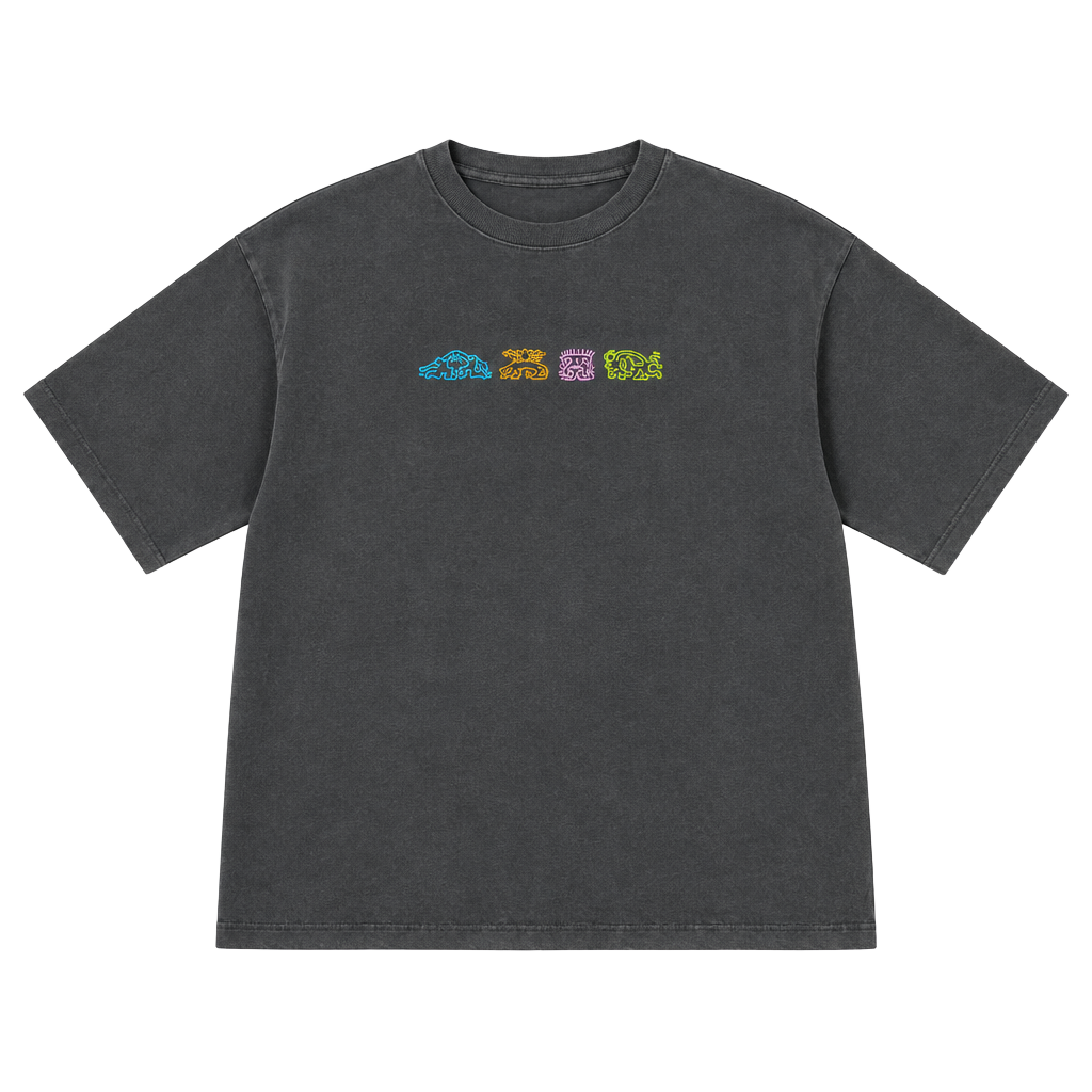 Y2K streetwear Uniqlo Keith Haring Graphic T-Shirt Black 1