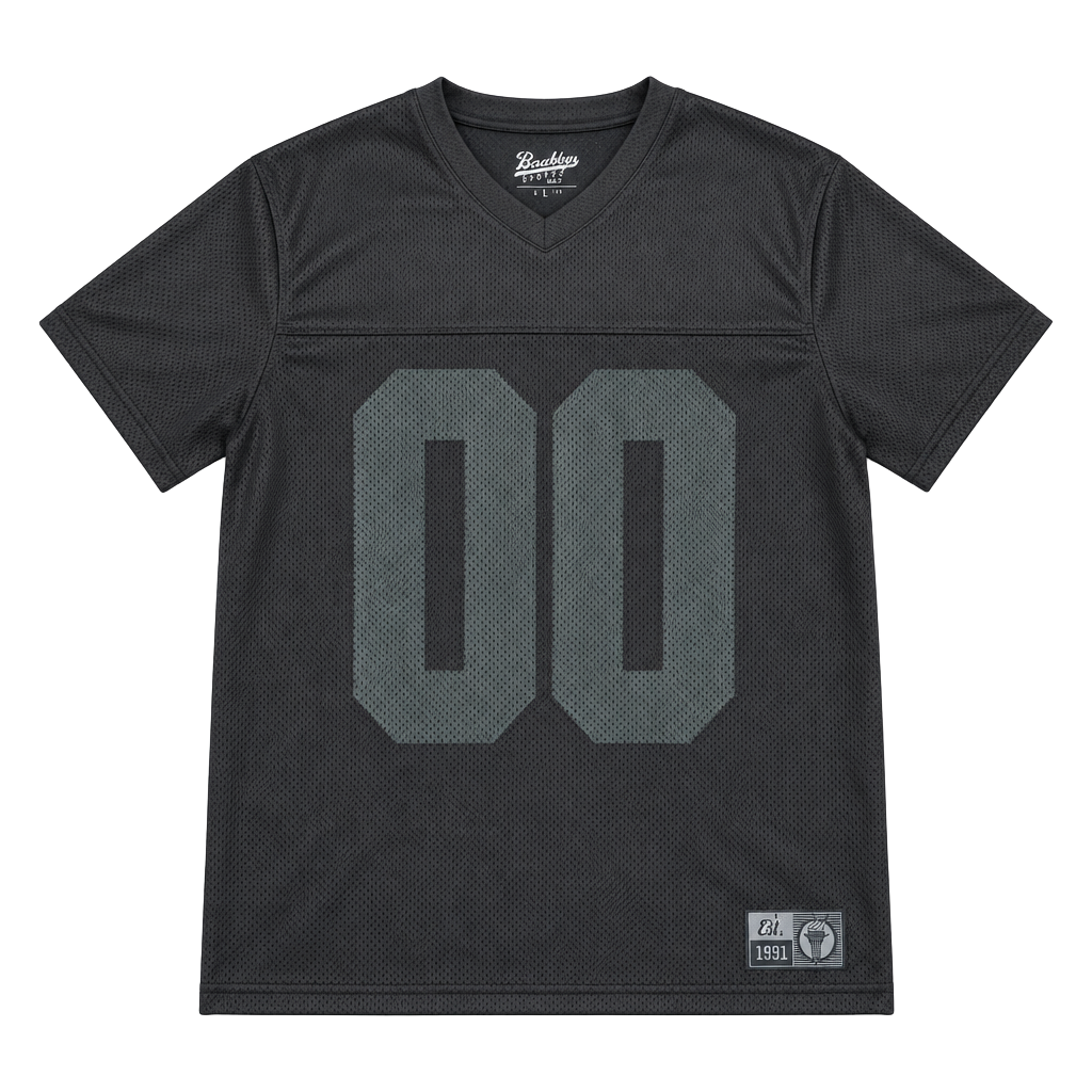 Brooklyn Cloth Jersey Size M Black Mesh Football Shirt 00 1