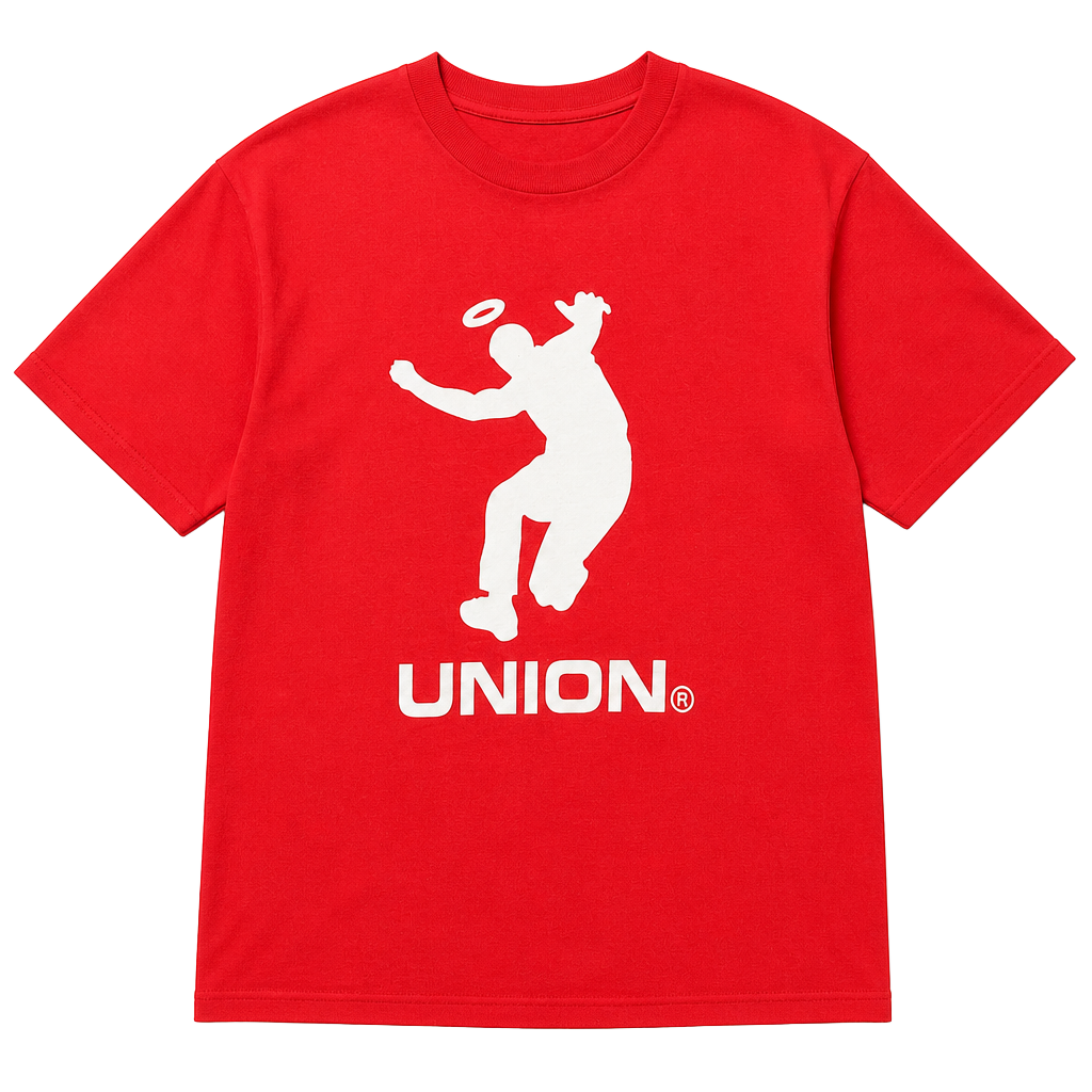 Union Los Angeles Red Angel Graphic T-Shirt Size L 1