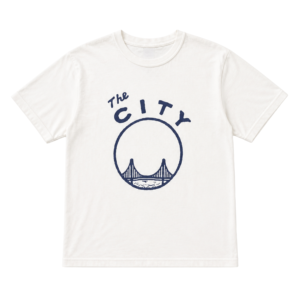 Golden State Warriors Vintage Style 'The City' SF Logo T-Shirt Size L (OF) 1