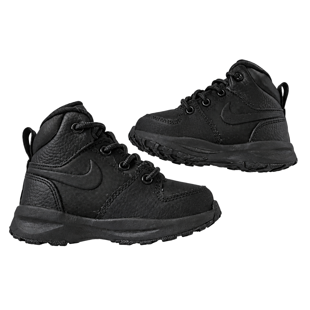 Nike Manoa Size 7C Black Leather Boots 1