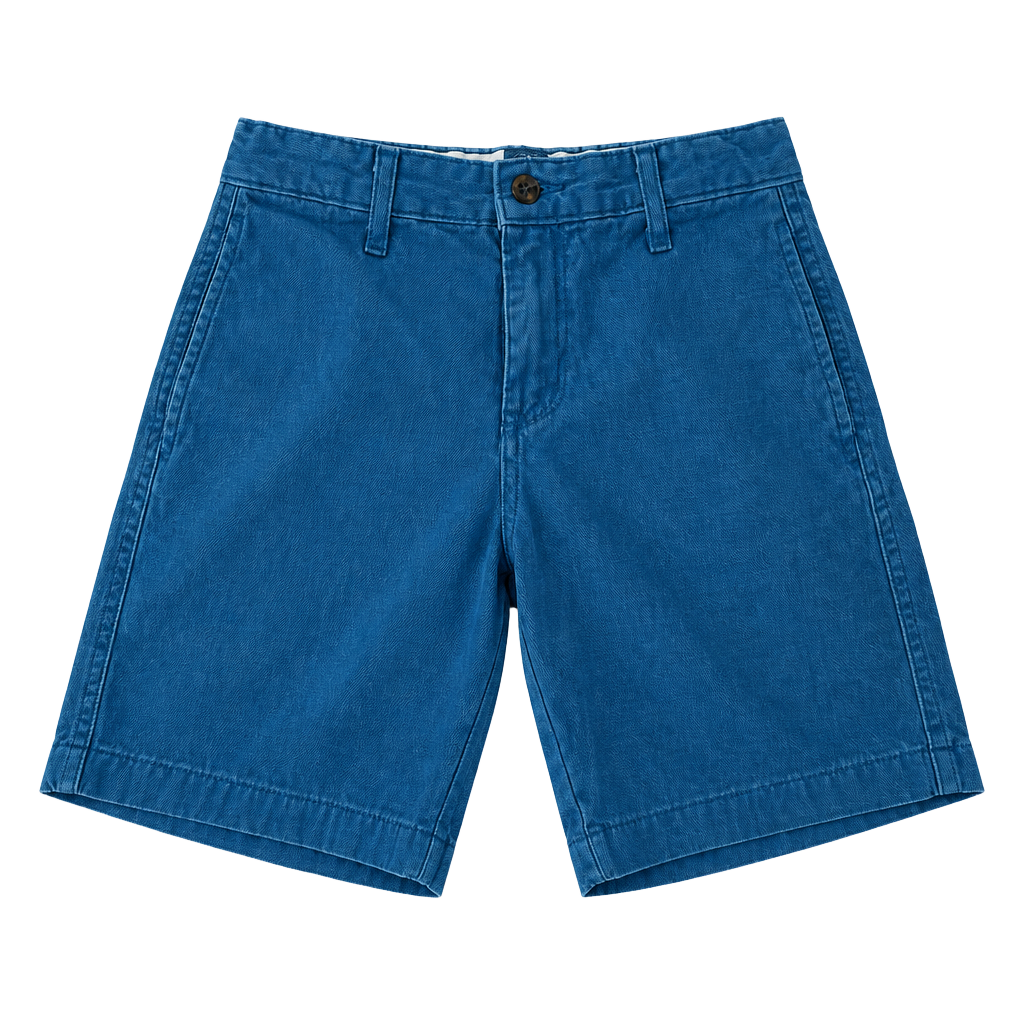 JK Khaki Boys Chino Shorts Size 8R Blue Cotton Flat Front Casual 1
