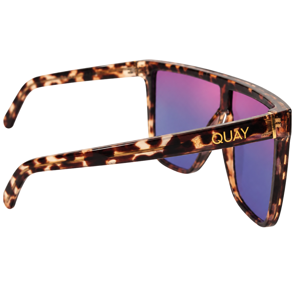 Quay Nightfall Shield Sunglasses Tortoise Purple Gradient 1