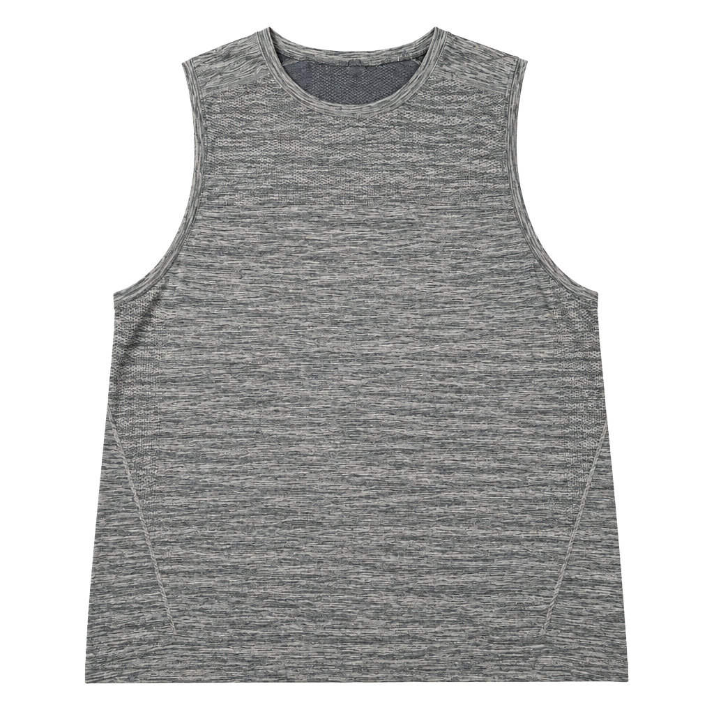 Lululemon Metal Vent Tech Tank Size L Blue Heathered Workout Shirt h1608 1